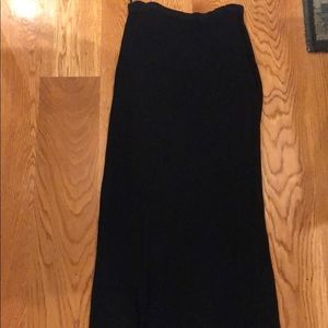 Emanuel Ungaro Black Knit Skirt Size Large